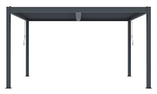 Bioklimatická celohliníková pergola G21 Austin Premium 4x3m, antracit - 1