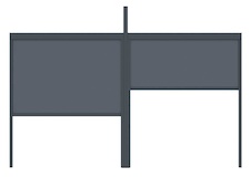Bočná markíza G21 6x2,6 m pre pergolu Trenton 4x3 a 4x4 m, antracit - 2