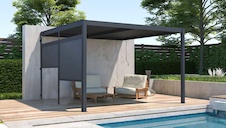 Bočná markíza G21 6x2,6 m pre pergolu Trenton 4x3 a 4x4 m, antracit - 4