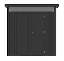 Záhradný domček G21 Atlanta 529 - 230 x 230 cm, slate grey - 1