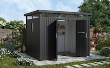 Záhradný domček G21 Atlanta 676 - 294 x 230 cm, slate grey - 4
