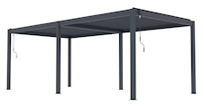 Bioklimatická pergola G21 Austin 6x3m, antracit
