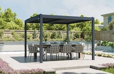 Bioklimatická celohliníková pergola G21 Austin Premium 3x3m, antracit - 8