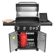 Plynový gril G21 Alabama Black BBQ kuchyne Premium Line 5 horákov + zadarmo redukčný ventil - 4