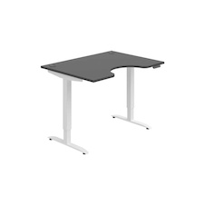 HOBIS ergo elektr.staviteľný stôl 120 cm, pamäť. ovláda. - MSE 2M 1200, antracit - 2