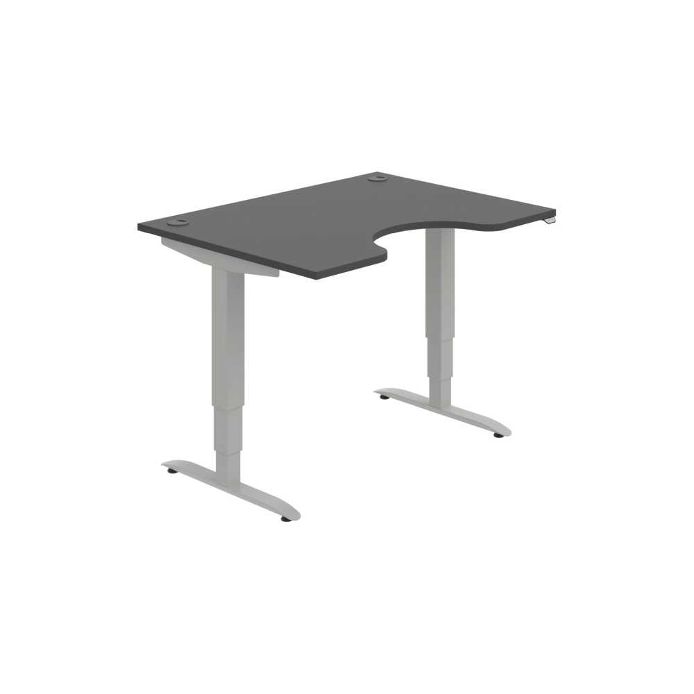 HOBIS ergo elektr.staviteľný stôl 120 cm, stand. ovláda. - MSE 3 1200, antracit