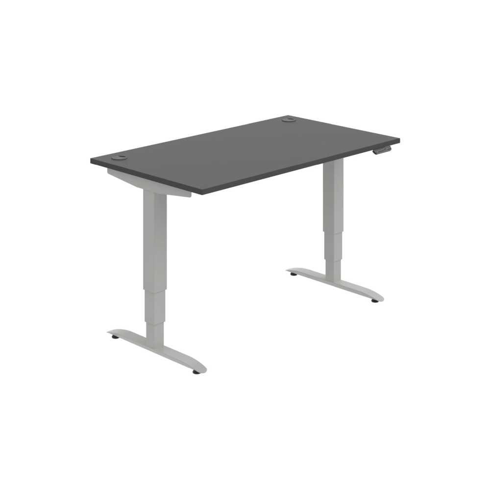 HOBIS ergo elektr.staviteľný stôl 140 cm, pamäť. ovláda. - MSE 3M 1400, antracit