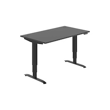 HOBIS ergo elektr.staviteľný stôl 140 cm, pamäť. ovláda. - MSE 3M 1400, antracit - 1