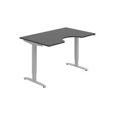 HOBIS ergo elektr.staviteľný stôl 140 cm, stand. ovláda. - MSE 2 1400, antracit