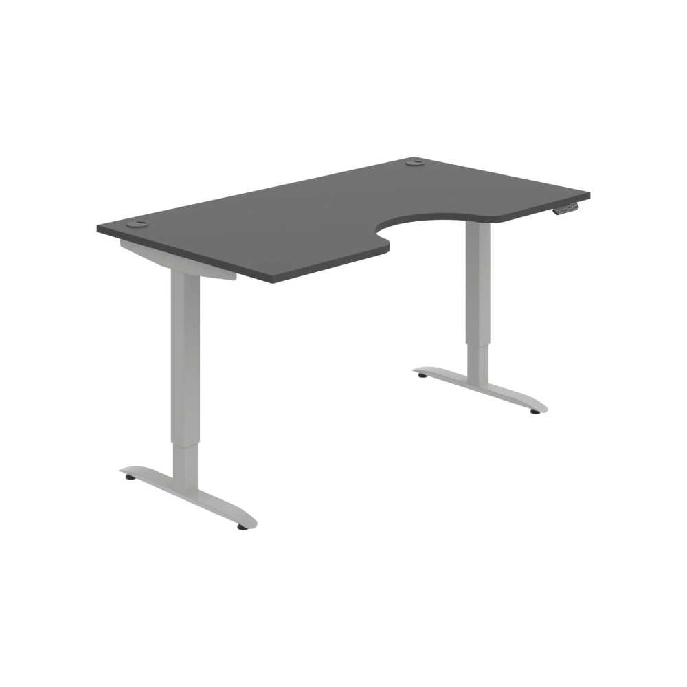HOBIS ergo elektr.staviteľný stôl 160 cm, pamäť. ovláda. - MSE 2M 1600, antracit