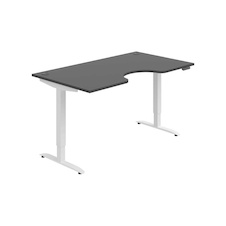 HOBIS ergo elektr.staviteľný stôl 160 cm, pamäť. ovláda. - MSE 2M 1600, antracit - 2