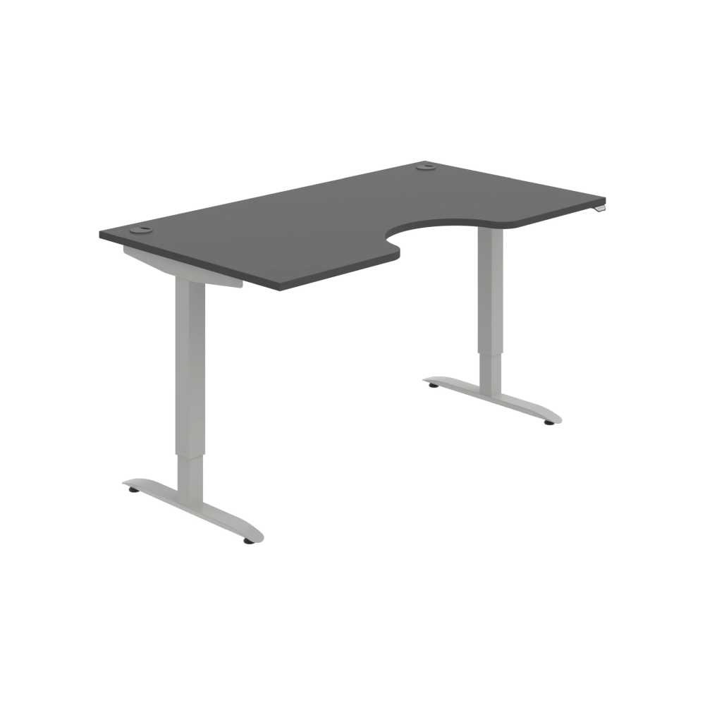 HOBIS ergo elektr.staviteľný stôl 160 cm, stand. ovláda. - MSE 2 1600, antracit