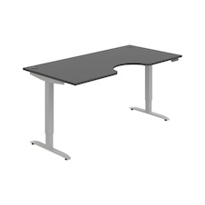 HOBIS ergo elektr.staviteľný stôl 180 cm, pamäť. ovláda. - MSE 2M 1800, antracit