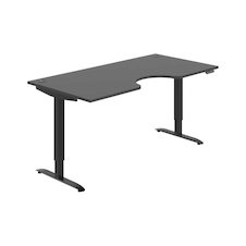 HOBIS ergo elektr.staviteľný stôl 180 cm, pamäť. ovláda. - MSE 2M 1800, antracit - 1