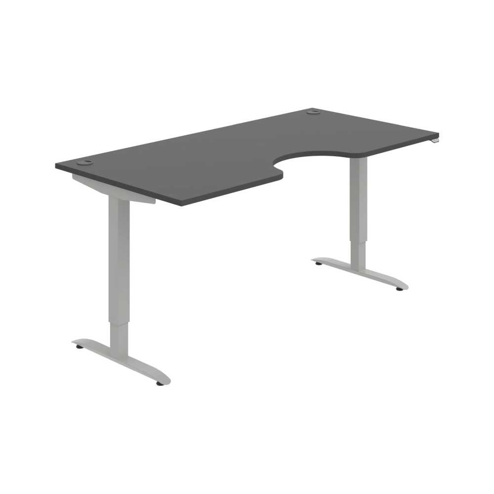 HOBIS ergo elektr.staviteľný stôl 180 cm, stand. ovláda. - MSE 2 1800, antracit