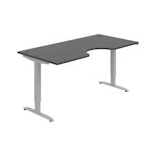 HOBIS ergo elektr.staviteľný stôl 180 cm, stand. ovláda. - MSE 2 1800, antracit