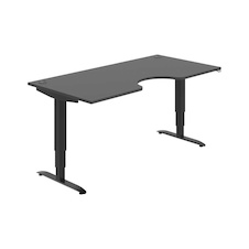 HOBIS ergo elektr.staviteľný stôl 180 cm, stand. ovláda. - MSE 3 1800, antracit - 1