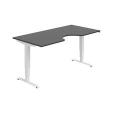 HOBIS ergo elektr.staviteľný stôl 180 cm, stand. ovláda. - MSE 3 1800, antracit - 2