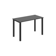 HOBIS kancelársky stôl rovný - UE 1200, hĺbka 60 cm, antracit