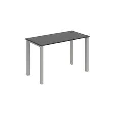 HOBIS kancelársky stôl rovný - UE 1200, hĺbka 60 cm, antracit - 1