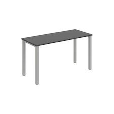 HOBIS kancelársky stôl rovný - UE 1400, hĺbka 60 cm, antracit - 1