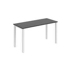 HOBIS kancelársky stôl rovný - UE 1400, hĺbka 60 cm, antracit - 2