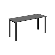 HOBIS kancelársky stôl rovný - UE 1600, hĺbka 60 cm, antracit