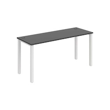 HOBIS kancelársky stôl rovný - UE 1600, hĺbka 60 cm, antracit - 2