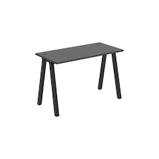 HOBIS kancelársky stôl rovný - UE A 1200, hĺbka 60 cm, antracit