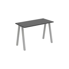 HOBIS kancelársky stôl rovný - UE A 1200, hĺbka 60 cm, antracit - 1