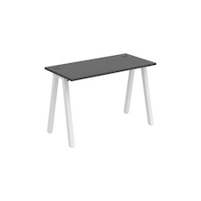 HOBIS kancelársky stôl rovný - UE A 1200, hĺbka 60 cm, antracit - 2