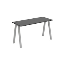 HOBIS kancelársky stôl rovný - UE A 1400, hĺbka 60 cm, antracit - 1