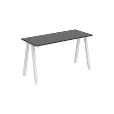 HOBIS kancelársky stôl rovný - UE A 1400, hĺbka 60 cm, antracit - 2
