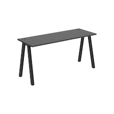 HOBIS kancelársky stôl rovný - UE A 1600, hĺbka 60 cm, antracit