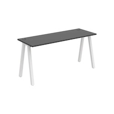 HOBIS kancelársky stôl rovný - UE A 1600, hĺbka 60 cm, antracit - 2