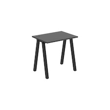 HOBIS kancelársky stôl rovný - UE A 800, hĺbka 60 cm, antracit