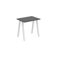HOBIS kancelársky stôl rovný - UE A 800, hĺbka 60 cm, antracit - 2
