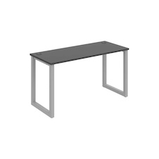 HOBIS kancelársky stôl rovný - UE O 1400, hĺbka 60 cm, antracit - 1