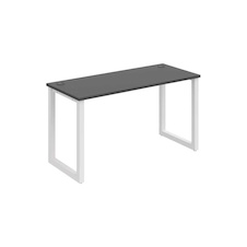 HOBIS kancelársky stôl rovný - UE O 1400, hĺbka 60 cm, antracit - 2