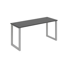 HOBIS kancelársky stôl rovný - UE O 1600, hĺbka 60 cm, antracit - 1