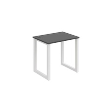 HOBIS kancelársky stôl rovný - UE O 800, hĺbka 60 cm, antracit - 2