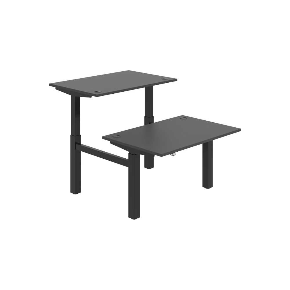 HOBIS párový výškovo nastaviteľný stôl MOTION DUAL MSD 2 1200, stand.ovládanie, antracit