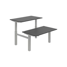 HOBIS párový výškovo nastaviteľný stôl MOTION DUAL MSD 2 1400, stand.ovládanie, antracit - 1