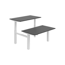 HOBIS párový výškovo nastaviteľný stôl MOTION DUAL MSD 2 1400, stand.ovládanie, antracit - 2