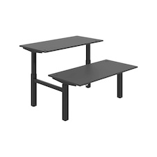 HOBIS párový výškovo nastaviteľný stôl MOTION DUAL MSD 2 1600, stand.ovládanie, antracit