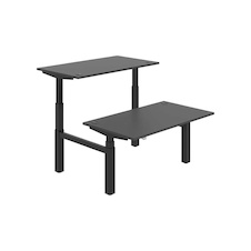 HOBIS párový výškovo nastaviteľný stôl MOTION DUAL MSD 3 1400, stand.ovládanie, antracit