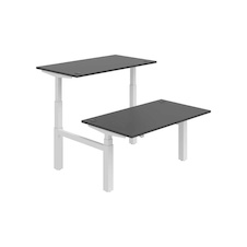 HOBIS párový výškovo nastaviteľný stôl MOTION DUAL MSD 3 1400, stand.ovládanie, antracit - 2