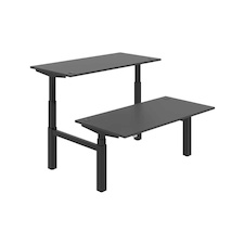 HOBIS párový výškovo nastaviteľný stôl MOTION DUAL MSD 3 1600, stand.ovládanie, antracit