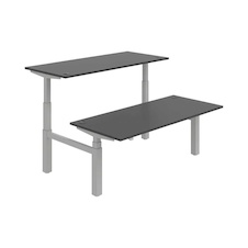 HOBIS párový výškovo nastaviteľný stôl MOTION DUAL MSD 3 1800, stand.ovládanie, antracit - 1