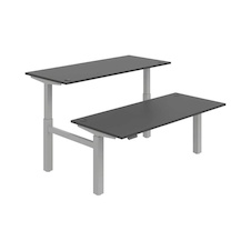 HOBIS párový výškovo nastaviteľný stôl 180 cm, pamäť.ovlad. - MOTION DUAL MSD 2M 1800, antracit - 1